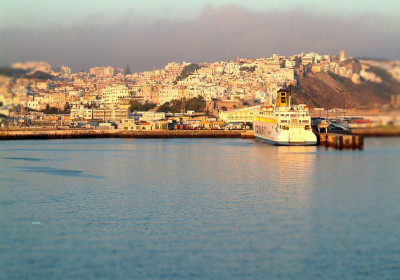 View of the old medina of Tangier