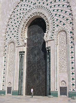 Arch at Hassan II Mosque